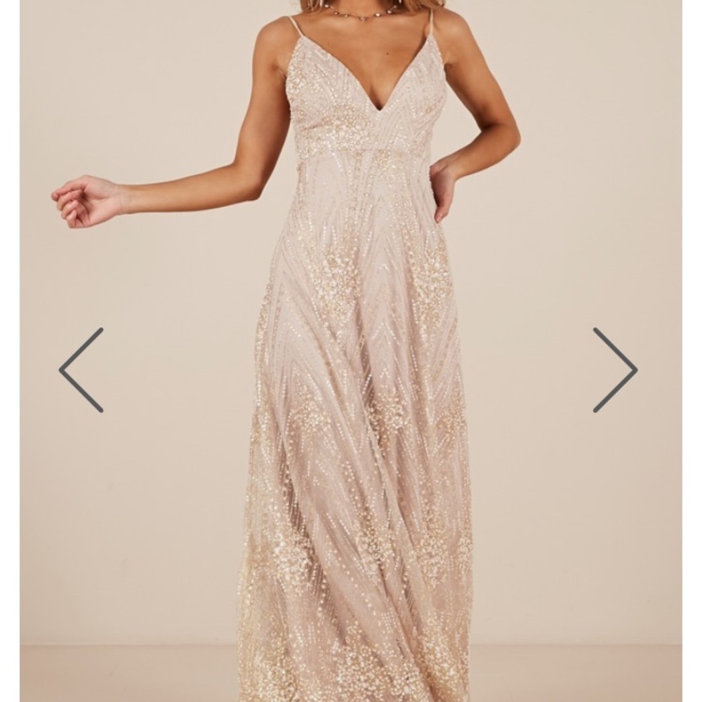 Blush Sequence Dress